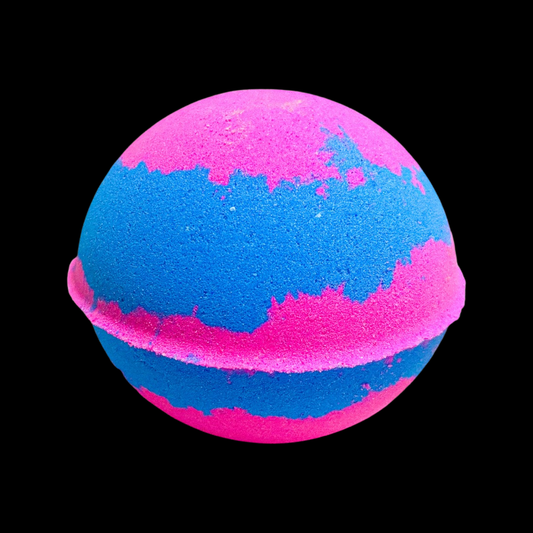 Round Bath Bomb (Blue/Pink): Bubblegum